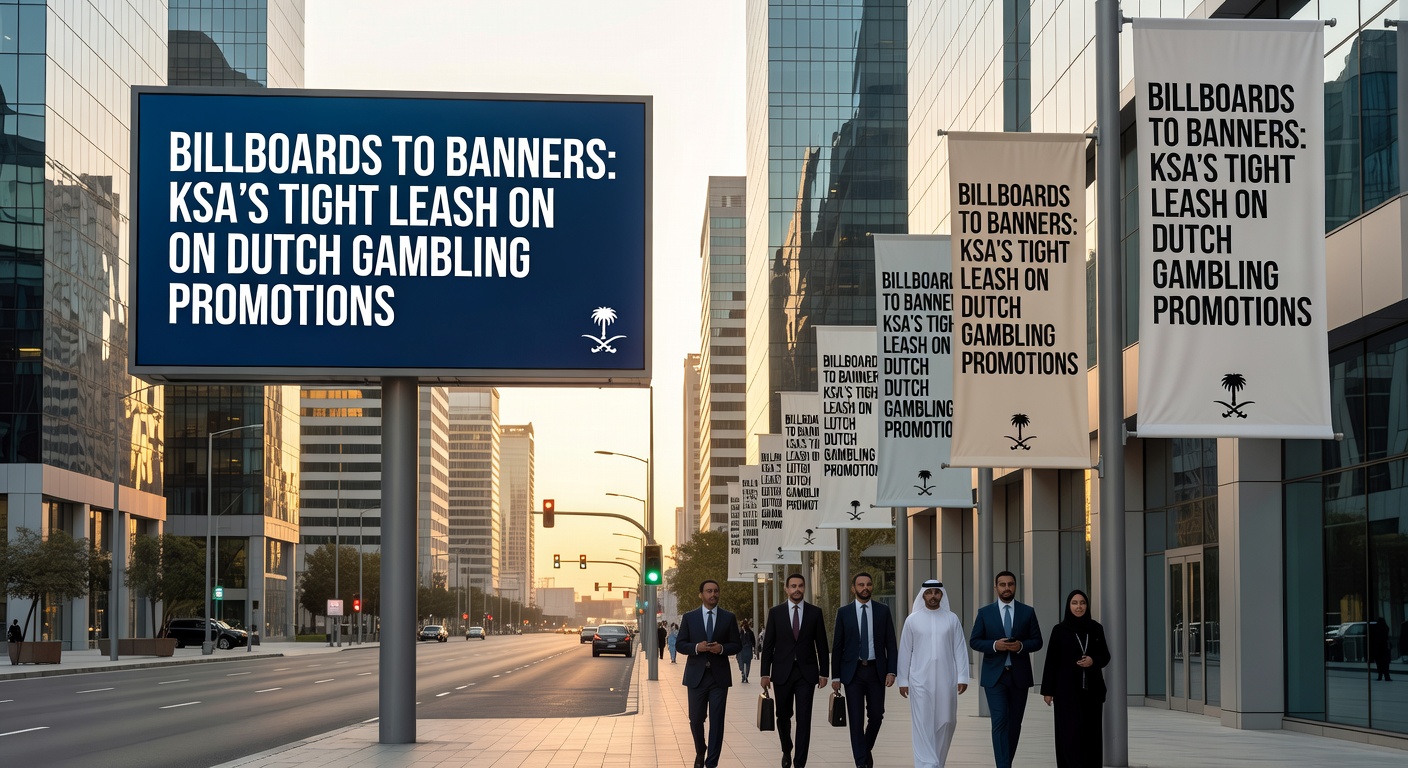 Digitale banner op een Nederlandse goksite die voldoet aan KSA-regels, met waarschuwingen en Cruks-link