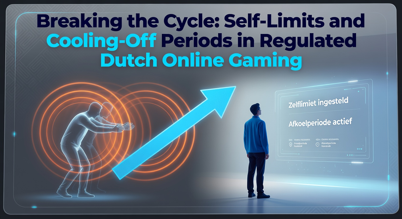 Grafiek met dalende gokuitgaven door zelflimieten in Nederlandse online casinos, vergezeld van KSA-logo en spelerbeschermingssymbolen