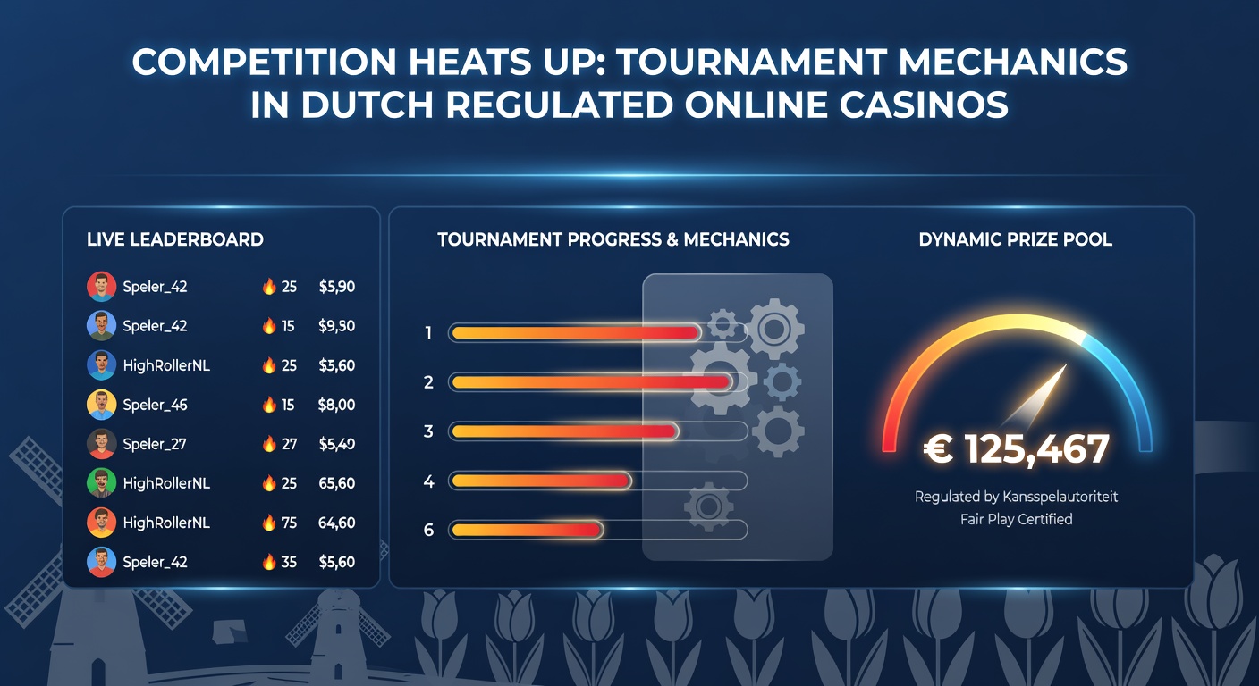 Dynamische toernooi-interface met live scores en prijzen in een Nederlands online casino-platform