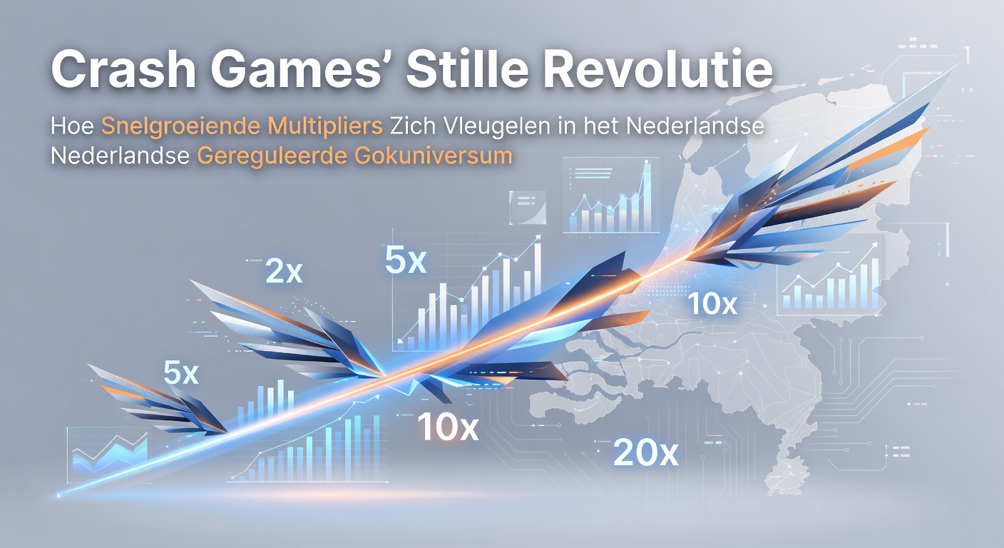 Grafiek van een stijgende multipliercurve in een crash game, met cash-out momenten gemarkeerd op een Nederlandse online casino interface