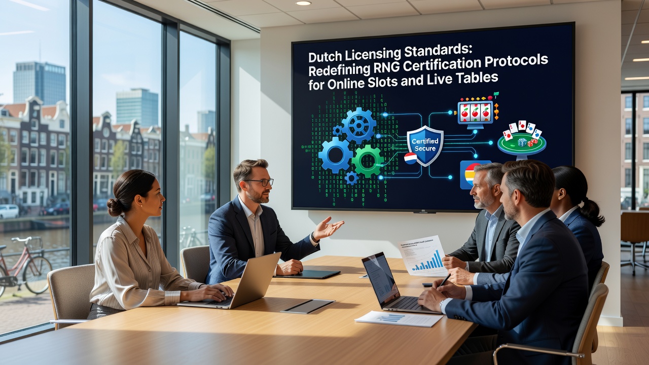 Auditors die RNG-protocollen testen voor Nederlandse online casino's