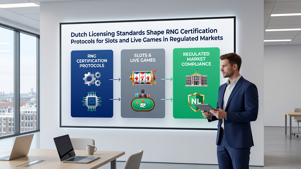 Detail van certificatieprotocollen voor RNG in gereguleerde live games en slots
